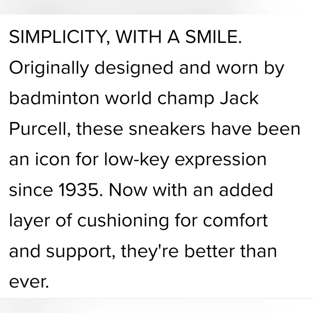 Converse Jack Purcell First In Class Low Top Black Canvas Sneakers VG US 6.5 - Picture 14 of 16